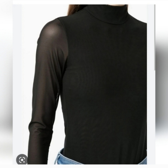 Alice + Olivia Clarinda Turtleneck Long Sleeve Bodysuit in size XL NWT - Picture 10 of 12